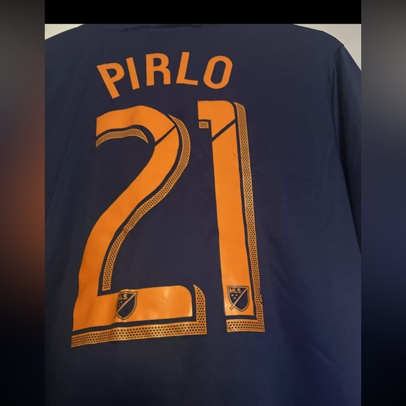 2016/17 New York City FC Away #21 Pirlo Large Adidas Football Soccer MLS - Picture 8 of 10